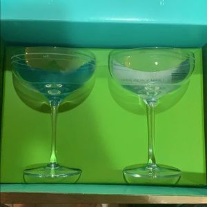 Kate Spade Champagne Saucers